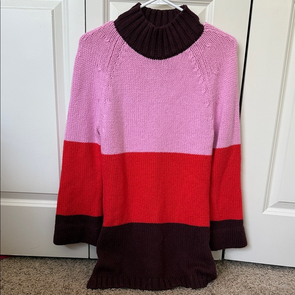 Ann Taylor Striped Turtleneck Sweater